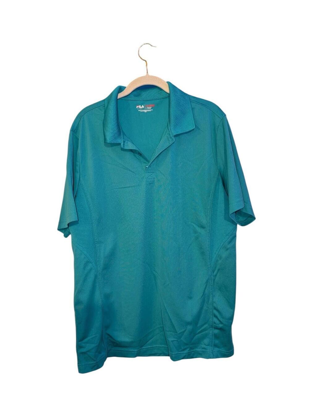 FILA Golf Sport Athletic Fit Short Sleeve Polo Shirt - Men's L A249